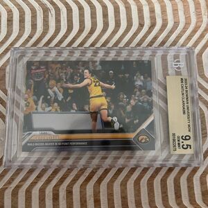 2023-2024 Bowman University Now #26 Caitlin Clark Graded GEM MINT 9.5 Card